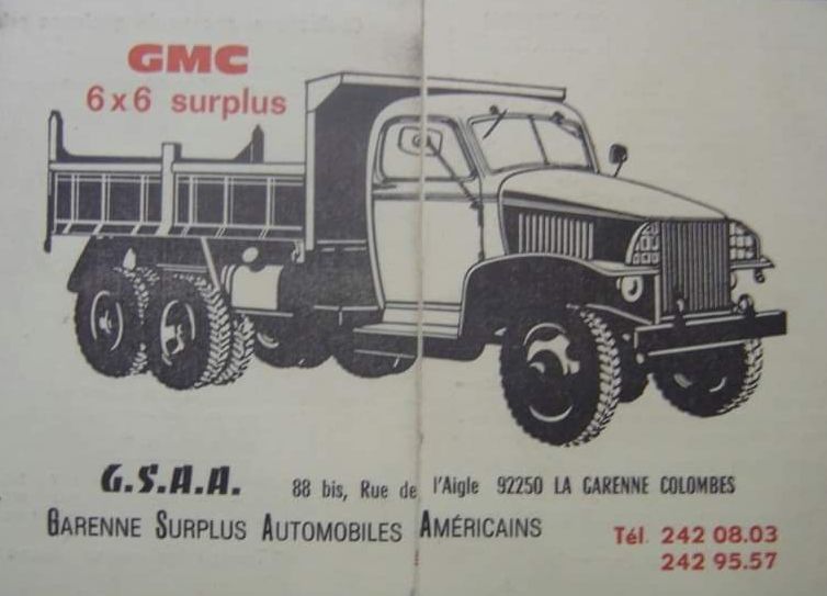 GMC surplus ad