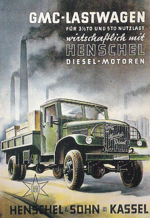 GMC ad with Henschel diesel